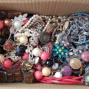Junk Jewelry Lot 2 lbs